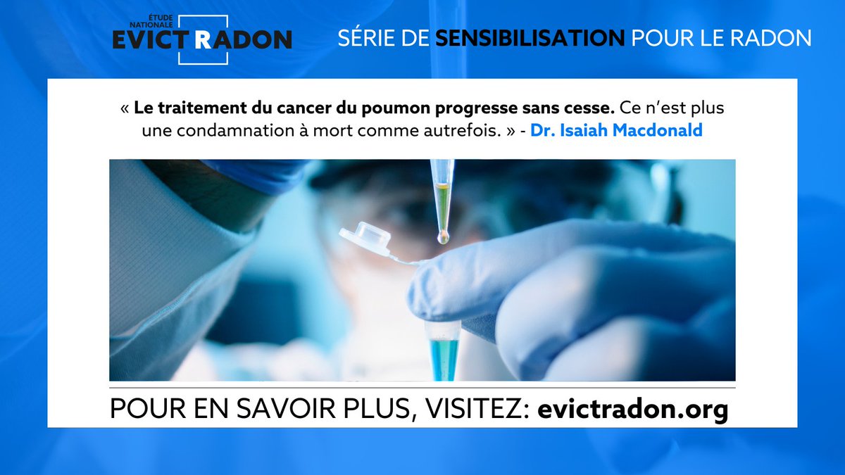 🥼 🔍 L’espoir grandit! Parlons de l’importance du dépistage précoce et des traitements innovants. Ensemble, faisons la différence. Lien en bio. #EvictRadon #ConscienceRadon #TestDeRadon #AtténuationDuRadon