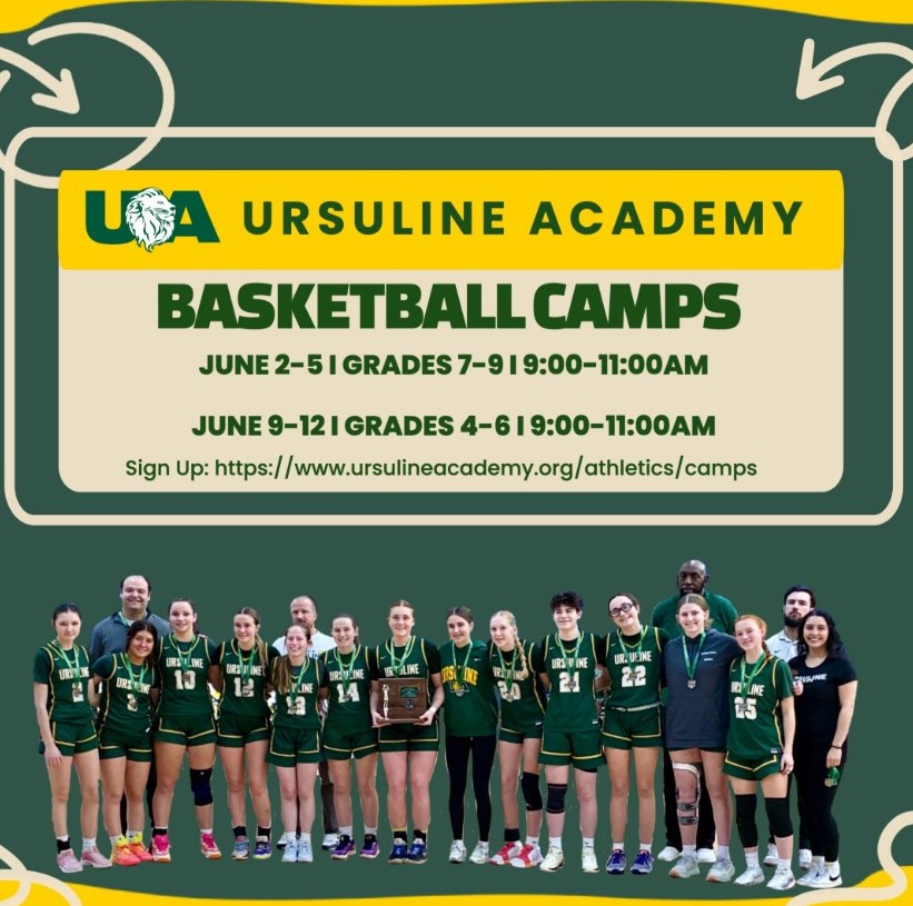 Ursuline Lions - Athletics (@uagreencat) on Twitter photo ππ
Summer at Ursuline is heating up! ππ₯β½
Perfect for players looking to grow their skills, have fun, and gain new skills!π
π Camps held at Ursuline Academy gym and fields
ποΈ Spots are limitedβregister now and make this summer one to remember!
ursulineacademy.org/athletics/camps ππ
Summer at Ursuline is heating up! ππ₯β½
Perfect for players looking to grow their skills, have fun, and gain new skills!π
π Camps held at Ursuline Academy gym and fields
ποΈ Spots are limitedβregister now and make this summer one to remember!
ursulineacademy.org/athletics/camps