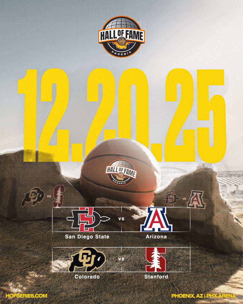 Hall of Fame Series Returns to Phoenix on December 20 at <a href="/phx_arena/">PHX Arena</a>. 

🔗 hoophall.com/news/hall-of-f…

#HOFSeries | #HoophallU