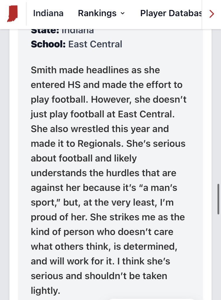 Lilian Smith (@liliansmith79) on Twitter photo Thanks for the write up.
<a href="/FFBallAllDay/">Sam Erman</a> <a href="/PrepRedzoneIN/">Prep Redzone Indiana</a> <a href="/EastCentralFB/">East Central Football</a> <a href="/Mr_Meiners/">Jake Meiners</a> Thanks for the write up.
<a href="/FFBallAllDay/">Sam Erman</a> <a href="/PrepRedzoneIN/">Prep Redzone Indiana</a> <a href="/EastCentralFB/">East Central Football</a> <a href="/Mr_Meiners/">Jake Meiners</a>