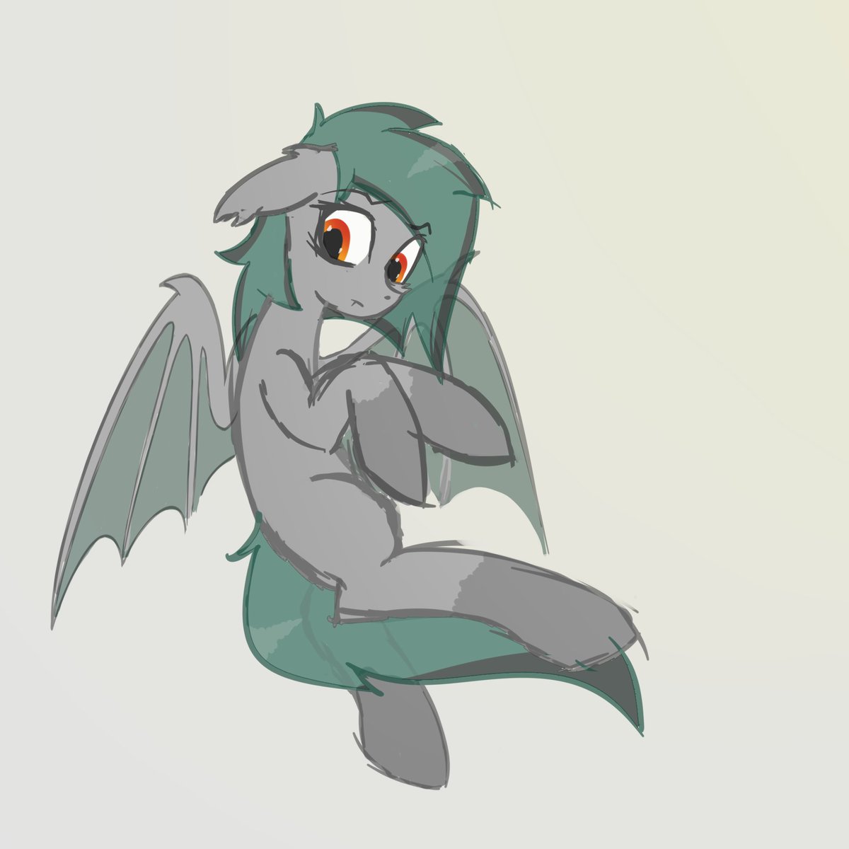 More Bat! :D

~forgot her hoof rings and stuff, whoops. Oh well its supposed to be a quick sketch anyway~ XD