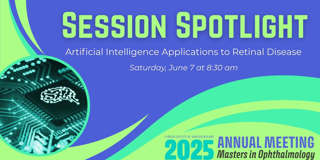 Session spotlight!🔦

Don’t miss this cutting-edge #Ophmasters session: Artificial Intelligence Applications in Retinal Disease.👁️ 

Presented by retina-expert Jennifer I. Lim MD, FARVO

View the rest of our sessions led by world-class faculty at ophmasters.com.