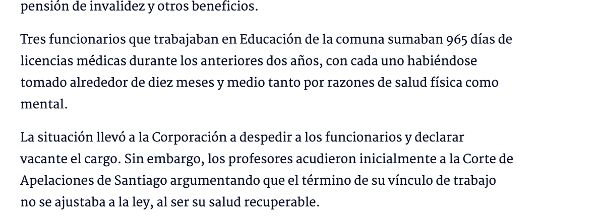 rectaprovincia's tweet image. El 2023 Evelyn Matthei intentó ejercer sus facultades y echó a un grupo de funcionarios que tenían más de diez meses de licencia en los últimos dos años de "trabajo"bajo el artículo 151 del E.Administrativo. Los llevaron a la C. de Apelaciones y en 2 de los 3 casos ganó…