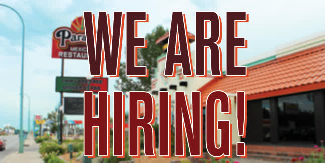 ParadisoFargo's tweet photo. We are hiring at Paradiso! If you're looking for a vibrant team and flexible hours, we want to hear from you! Stop by our location to fill out an application or apply online today. #jobsND #hiring https://t.co/KRPR20N4JU https://t.co/6zjAZOsSHz