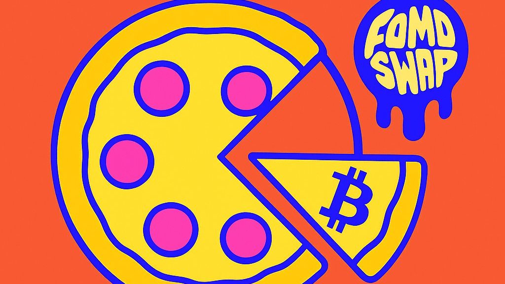 14 years ago, someone bought 2 pizzas for 10,000 $BTC
Today? That’s like… a $700 million snack. 😵‍💸

Don’t fumble your funds.
Trade smarter, swap faster — only on FomoSwap.

No regrets. No anchovies. Just crypto.