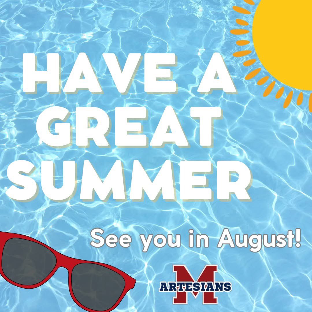 MSD of Martinsville (@msdmartinsville) on Twitter photo MSD Students and Staff, Have a safe and enjoyable summer!
See you in August!
<a href="/ericbowlen/">Eric Bowlen</a> <a href="/ArtesiansUnited/">SUZIE LIPPS</a> MSD Students and Staff, Have a safe and enjoyable summer!
See you in August!
<a href="/ericbowlen/">Eric Bowlen</a> <a href="/ArtesiansUnited/">SUZIE LIPPS</a>