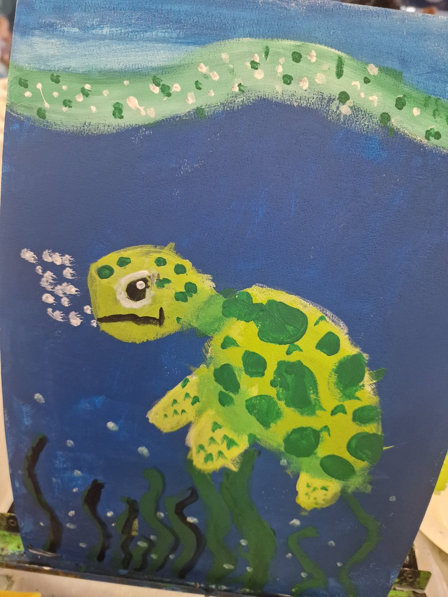 A wonderful after-school Cookie 'n' Canvas event at Meadows Primary School in Telford