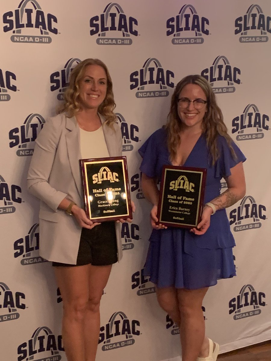 westmosoftball's tweet photo. CONGRATULATIONS to Erica Burney and being one of nine softball players who are now in the SLIAC Hall of Fame! We are so proud and honored to have witnessed your journey. Not only was she an amazing softball player, she is also a great young lady of character! #BlueJayStrong https://t.co/fOiVZdHgUF