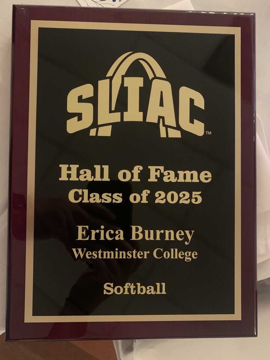 westmosoftball's tweet photo. CONGRATULATIONS to Erica Burney and being one of nine softball players who are now in the SLIAC Hall of Fame! We are so proud and honored to have witnessed your journey. Not only was she an amazing softball player, she is also a great young lady of character! #BlueJayStrong https://t.co/fOiVZdHgUF