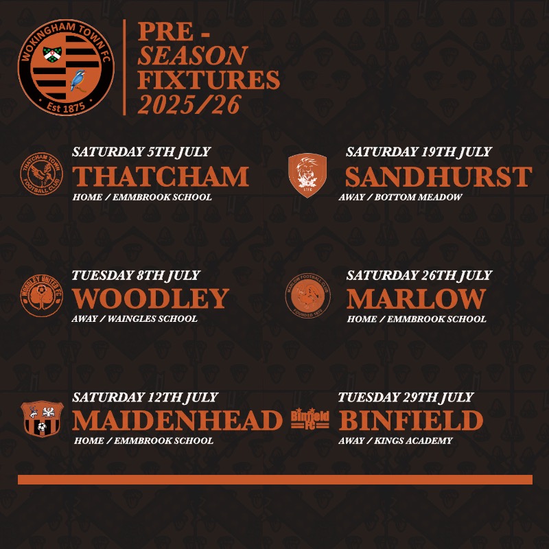 𝐎𝐔𝐑 𝐏𝐑𝐄-𝐒𝐄𝐀𝐒𝐎𝐍 𝐒𝐂𝐇𝐄𝐃𝐔𝐋𝐄 

We can reveal our pre-season friendlies ahead of the 2025/26 Season. ⬇️