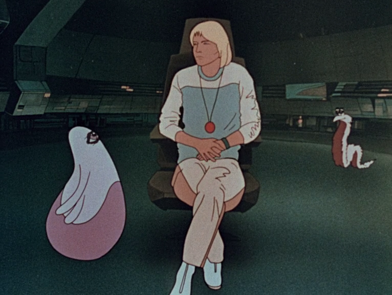 Cool they let the guy in this Romanian sci-fi cartoon cross his legs like that
