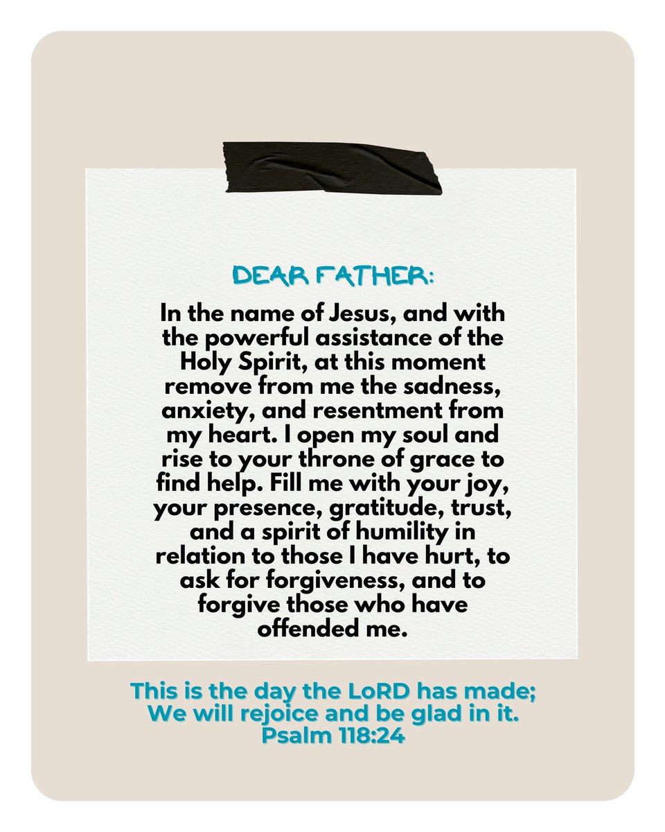1Exousia's tweet photo. This is a resource that increases our trust in God, use it and strengthen your relationship with your Savior and follow the Lamb wherever He goes.
#JesusIsOurSaviour #MentalHealth #GodHealths #Thursday #SabbathKeeper #CreatorGod #Psychology #Confession #Forgivenes #Redemption #Salvation #Rejoice #BeHappyInChrist #ToBeLikeJesus