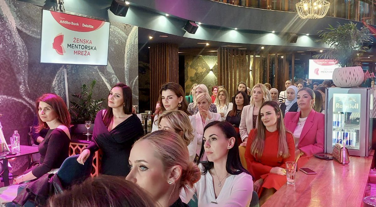 Renaud Meyer (@renaudmeyer) on Twitter photo Great partnership btw #AddikoBank, <a href="/Deloitte/">Deloitte</a> & <a href="/UNDPBiH/">UNDP in Bosnia and Herzegovina</a> to support empowerment of young business women of #BosniaHerzegovina through mentoring & coaching. The 5th cohort of 50 candidates meet to network as we launch the 2025 programme! <a href="/UN_BiH/">United Nations BiH</a> Great partnership btw #AddikoBank, <a href="/Deloitte/">Deloitte</a> & <a href="/UNDPBiH/">UNDP in Bosnia and Herzegovina</a> to support empowerment of young business women of #BosniaHerzegovina through mentoring & coaching. The 5th cohort of 50 candidates meet to network as we launch the 2025 programme! <a href="/UN_BiH/">United Nations BiH</a>