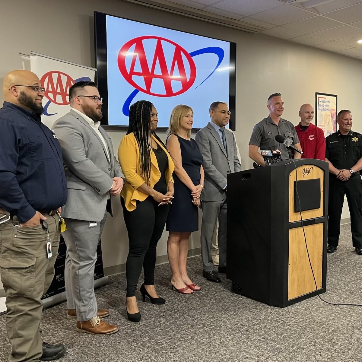 AAA Western and Central New York (@aaa_wcny) on Twitter photo AAA is reminding everyone to have a safe #MemorialDayWeekend. Thank you to <a href="/NFTAMetro/">Metro Bus & Rail</a> <a href="/BUFAirport/">Buffalo Niagara International Airport</a> <a href="/nyspolice/">NewYorkStatePolice</a> <a href="/ErieCountyClerk/">Erie County Clerk Mickey Kearns</a> <a href="/ECSONY1/">Erie County Sheriff</a> for sharing holiday travel advice & traffic safety tips ahead of the #100DeadliestDays for teen drivers! AAA is reminding everyone to have a safe #MemorialDayWeekend. Thank you to <a href="/NFTAMetro/">Metro Bus & Rail</a> <a href="/BUFAirport/">Buffalo Niagara International Airport</a> <a href="/nyspolice/">NewYorkStatePolice</a> <a href="/ErieCountyClerk/">Erie County Clerk Mickey Kearns</a> <a href="/ECSONY1/">Erie County Sheriff</a> for sharing holiday travel advice & traffic safety tips ahead of the #100DeadliestDays for teen drivers!
