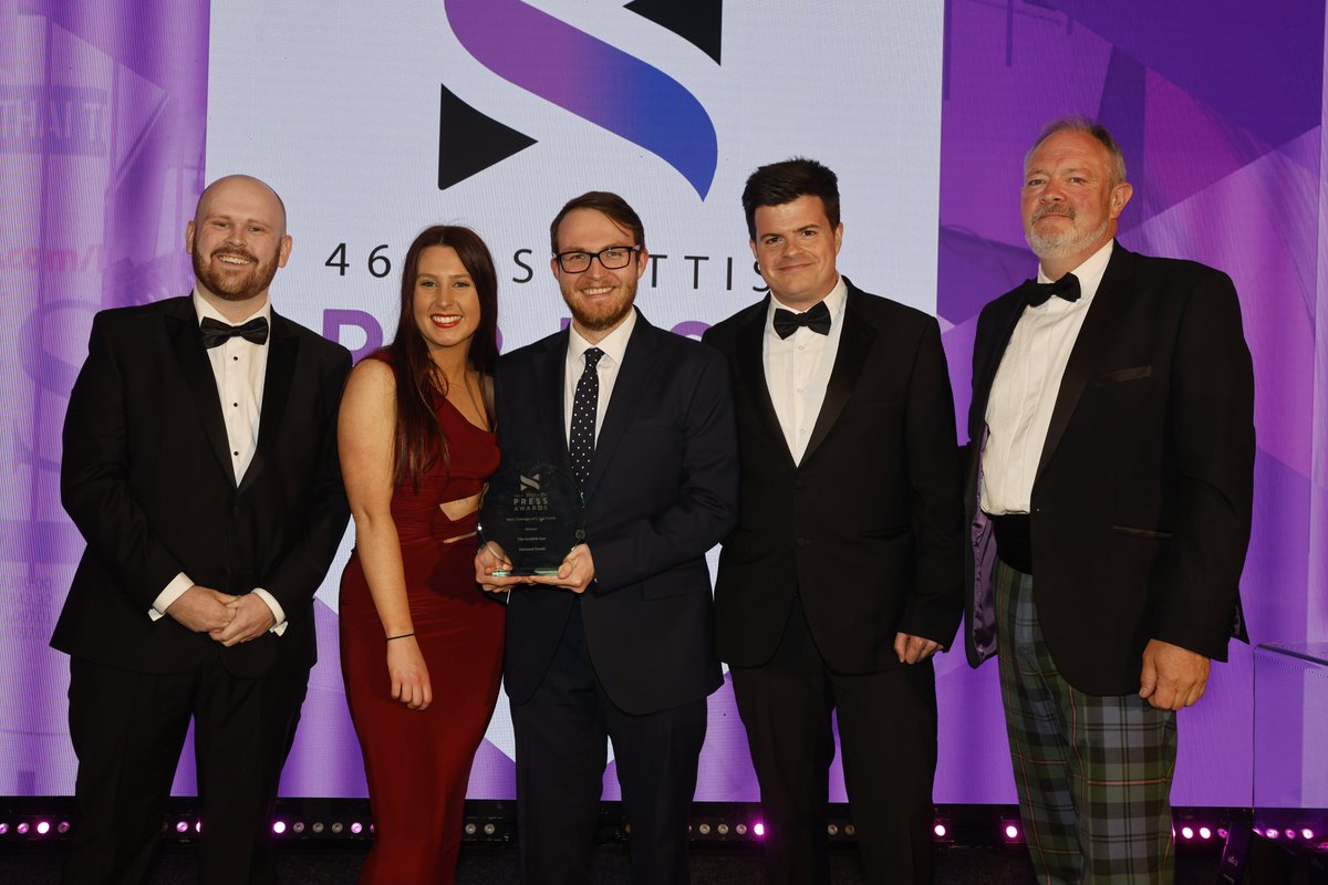 ScotPressAwards (@scotpressawards) on Twitter photo Our next award celebrates the Best Coverage of a Live Event. Well done to <a href="/thecourieruk/">The Courier</a> which is this yearâs runner up for its coverage of the Aberfeldy shooting. The winner is <a href="/ScottishSun/">The Scottish Sun</a> for its coverage of the death of Alex Salmond #ScottishPressAwards2025 Our next award celebrates the Best Coverage of a Live Event. Well done to <a href="/thecourieruk/">The Courier</a> which is this yearâs runner up for its coverage of the Aberfeldy shooting. The winner is <a href="/ScottishSun/">The Scottish Sun</a> for its coverage of the death of Alex Salmond #ScottishPressAwards2025