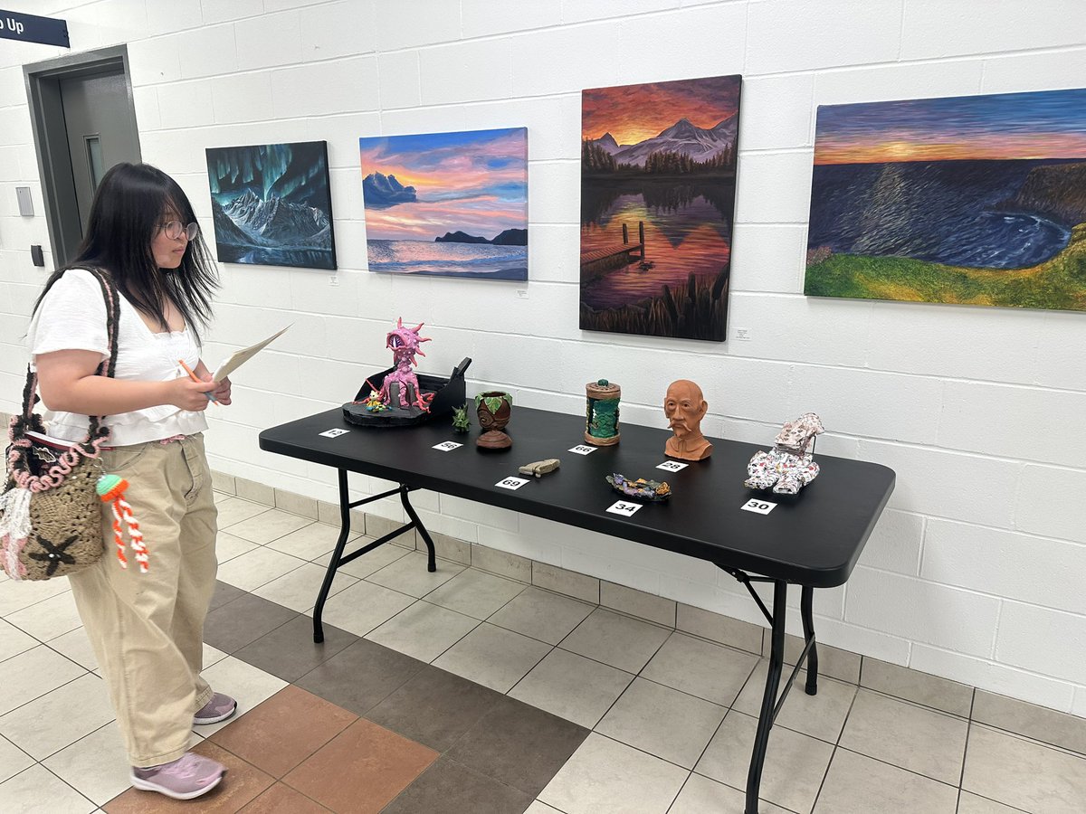 Jen Quigley (@jenquigley_) on Twitter photo Judging is in full swing for <a href="/FMPSD/">Fort McMurray Public School Division</a>’s Visual Art Award; thank you to our judges: FMPSD Trustees, <a href="/ArtsCouncilWB/">Arts Council Wood Buffalo</a>, and students. And we couldn’t do it without FMPSD’s Laura Babenek who puts it all together. Art is on display at MacDonald Island. Judging is in full swing for <a href="/FMPSD/">Fort McMurray Public School Division</a>’s Visual Art Award; thank you to our judges: FMPSD Trustees, <a href="/ArtsCouncilWB/">Arts Council Wood Buffalo</a>, and students. And we couldn’t do it without FMPSD’s Laura Babenek who puts it all together. Art is on display at MacDonald Island.