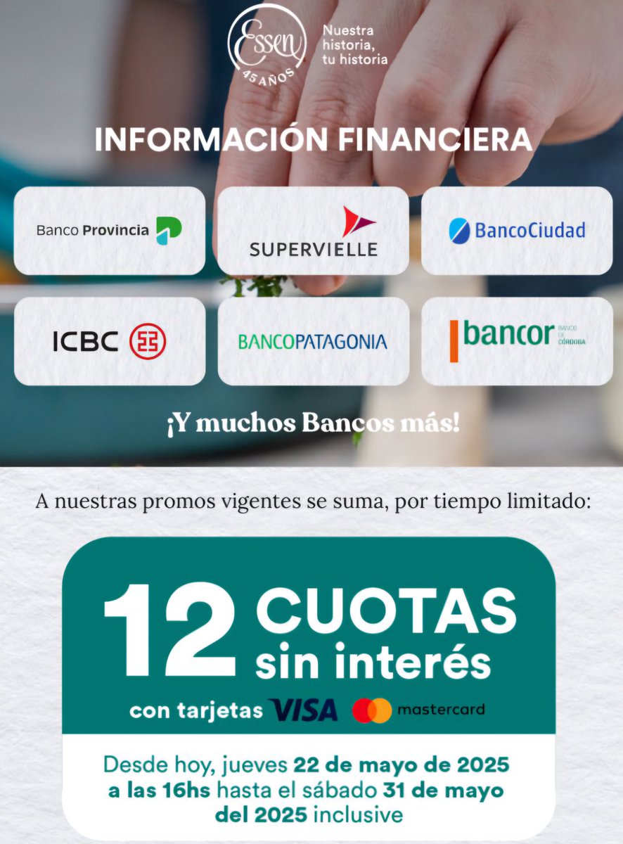 clauluniale2's tweet photo. Nuevas Promos #Essen

#mayo #Essen 🔥
Lanzamiento #lineafusion
Volvieron las #Pucherona de 9 y 12 litros a Essen 
Promociones bancarias 6,9,12 y hasta 18 #CuotasSinInteres 💳
Envíos a todo el país 🚚
ClauEssenDevoto #emprendedora #Essen directo de fabrica
📲 1141473671 https://t.co/7vrZvImJlS