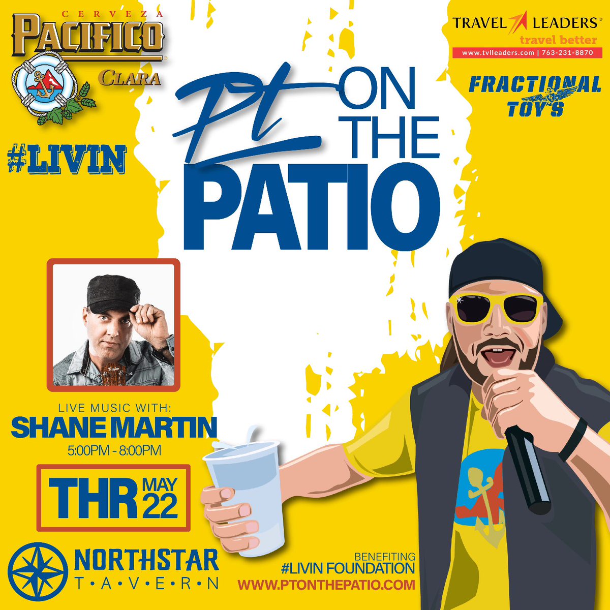 It's that time of year! 
Time to kick off the patio season with my good friend Paul Thomas and PT on the patio - tonight 5-8 NorthStar Tavern.
Sun is out, get on out and get LIVIN!
#livemusic #countryrock #PTonthepatio