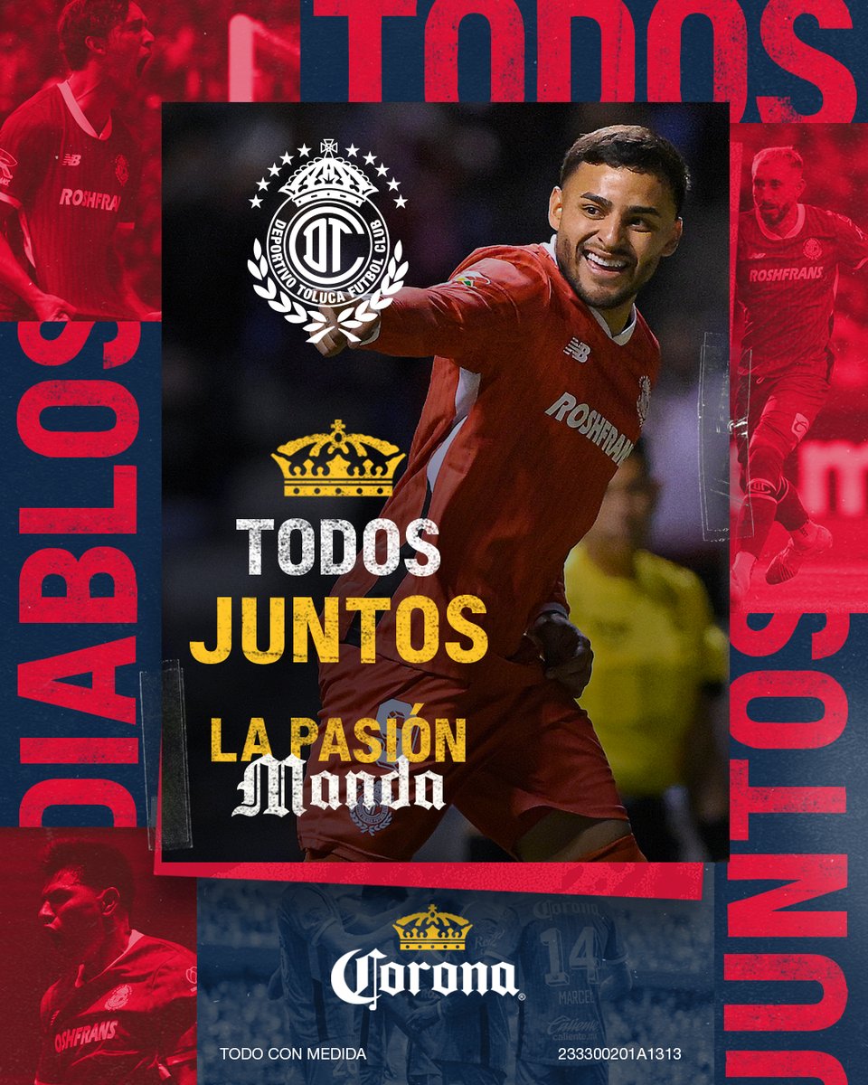 Celebramos la pasión del fútbol con la afición de los Diablos. <a href="/TolucaFC/">Toluca FC</a> 
#LAPASIÓNMANDAENLAFINAL