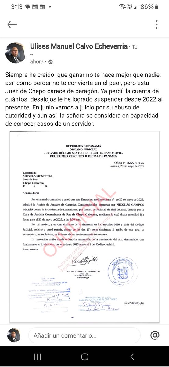 Cuando el oponente es más oculista.