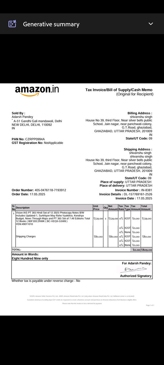 selfdestroyed16's tweet photo. @amazonIN hello @amazonIN I have been thugged by your supplier iDreamsStore . I placed an order of set of 12 books of vision ias but I received only one book in the courier then I placed a replacement but supplier again cancelled the pickup. I attached the photos, please check https://t.co/Ki0ktHirNw