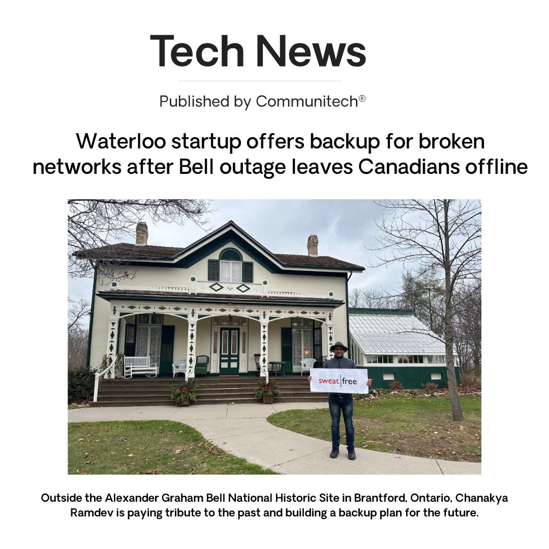 Built in Waterloo. Designed for the moments you didn’t see coming.
@SweatFreeTech’s EIM uses eSIM tech to keep you connected—across Canada’s major carriers + 200+ networks worldwide.
Smart, founder-built resilience.
🔗 Read more: communitech.ca/technews/water…