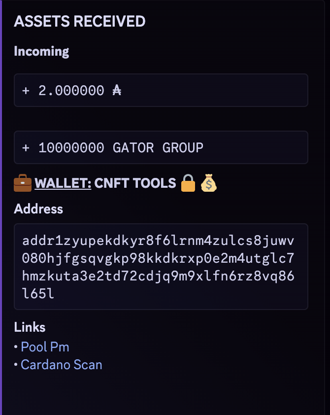 shimzaa77's tweet photo. 🚨 BREAKING NEAWS 🚨
40 M $GATOR JUST VESTED IN @CnftTools  AT 2M MCP   THIS IS JUST THE BEGINNING ? 🐊 https://t.co/5yfcJu1JNt