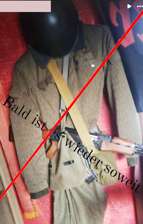 AfaNord's tweet photo. Devin K. (21) ließ kein Zweifel an der rechten Gesinnung, postet 2021 ein Auto mit #Nazicode "A88H", eine "SS-Hauptsturmführer"-Uniform der Nazis & Ankündigung: "Bald ist es wieder soweit" mit Waffe. 2024: #LVW-Gruppenbild mit Ortsbezeichnung "Hitlers Führerbunker". 7/x
#NoNazis https://t.co/eQ10Mmh5tW