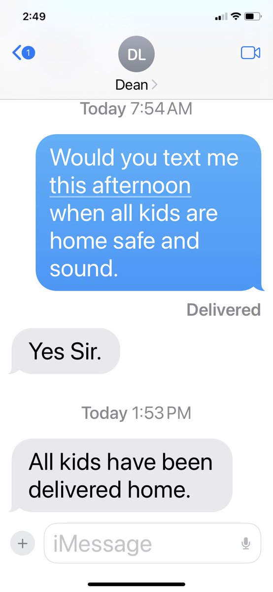 At the end of each school year this is the text I wait for from our great Transportation Director, Dean Lewis. 
Thank you Lord for your protection,  blessings on FISD, and for our community for 24-25 school year.