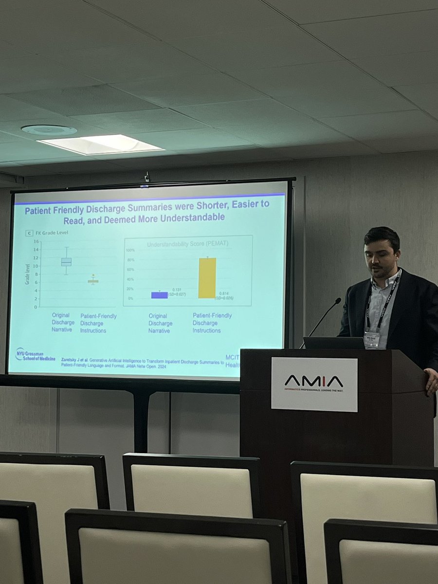 Julie Doberne MD PhD (@juliedoberne) on Twitter photo Drs. Paawan Punjabi and Will Small sharing some of the innovative #GenAI being used at <a href="/nyulangone/">NYU Langone Health</a> right now, including preparation of #DischargeSummary and #Promptathons thank you for leading this effort! #CIC25 Drs. Paawan Punjabi and Will Small sharing some of the innovative #GenAI being used at <a href="/nyulangone/">NYU Langone Health</a> right now, including preparation of #DischargeSummary and #Promptathons thank you for leading this effort! #CIC25