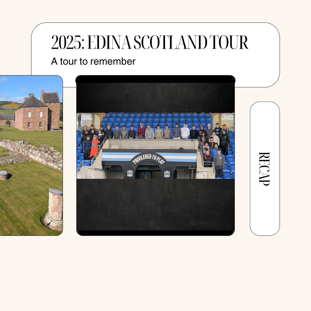 🇺🇸✈️🏴 Edina Takes Scotland! 🏉🌍

From the rugby pitch to historic castles, the Edina squad brought heart, hustle, and teamwork overseas. 💪🏽🏰
Tackles were tough, the friendships even tougher 💥🤝 — and every moment was unforgettable.
Proud to represent MN internationally!