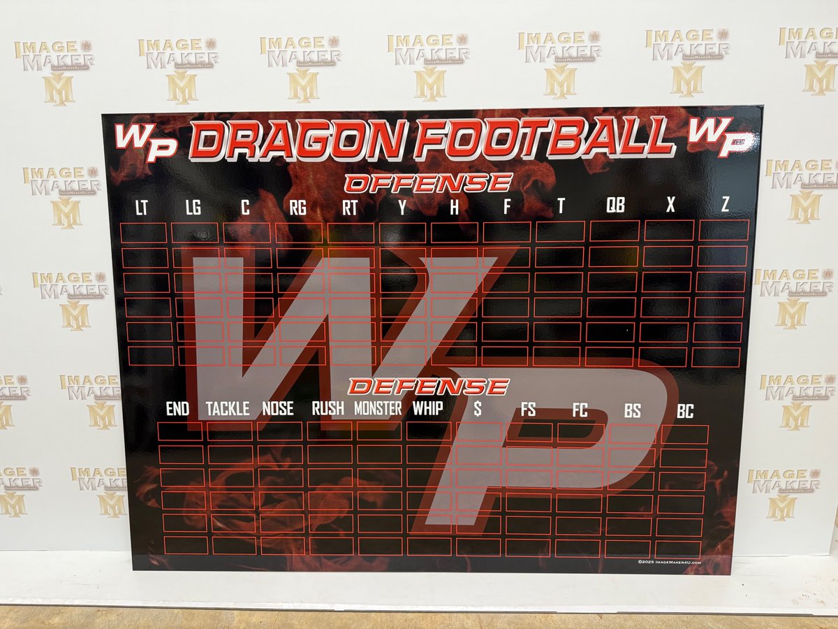 ImageMaker (@imagemakers4u) on Twitter photo West Point Football Coach Walker in Phoenix AZ is Motivating his Football program with new 3'x 4' FB Goals Boards and the Coaches Get a 3'x 4' Depth Chart from <a href="/imagemakers4u/">ImageMaker</a> !!!
Thank You for the Business Coach Walker, We appreciate it! #westpoint_dragons <a href="/Westpointdrago1/">West Point Dragons Football</a> West Point Football Coach Walker in Phoenix AZ is Motivating his Football program with new 3'x 4' FB Goals Boards and the Coaches Get a 3'x 4' Depth Chart from <a href="/imagemakers4u/">ImageMaker</a> !!!
Thank You for the Business Coach Walker, We appreciate it! #westpoint_dragons <a href="/Westpointdrago1/">West Point Dragons Football</a>