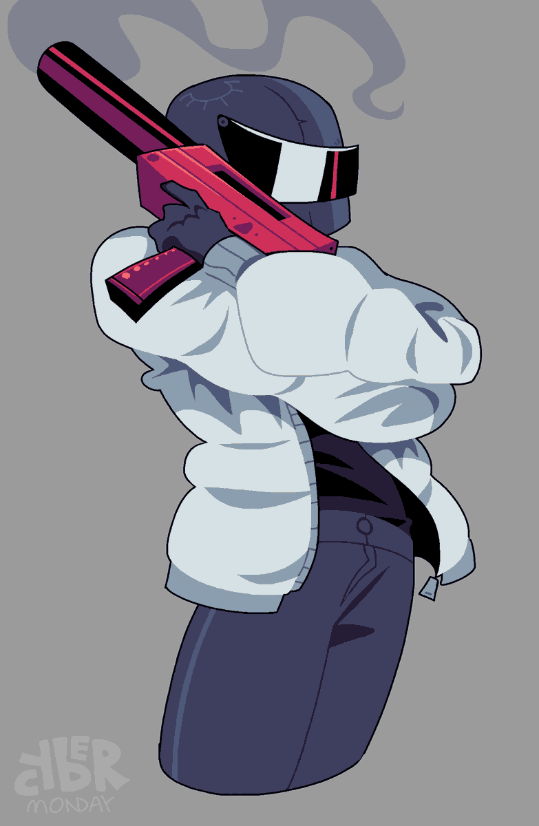 perhaps she sometimes tries a bit too hard to look cool...
🎨 by <a href="/cybermunday/">cyber</a>