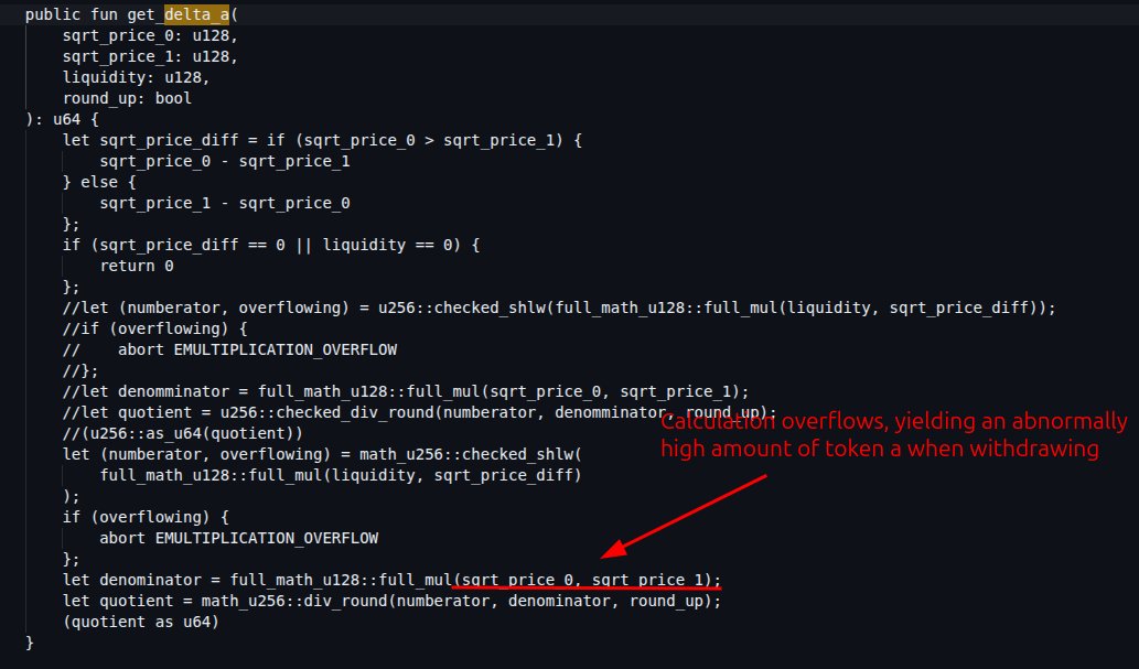 Cetus AMM on the <a href="/SuiNetwork/">Sui</a> has suffered a catastrophic ~$200M hack🚨

Root cause: an arithmetic overflow in the liquidity calculation that allowed an attacker to withdraw astronomical amounts of tokens from  a small liquidity position.

How did they pull this off? 🧵
