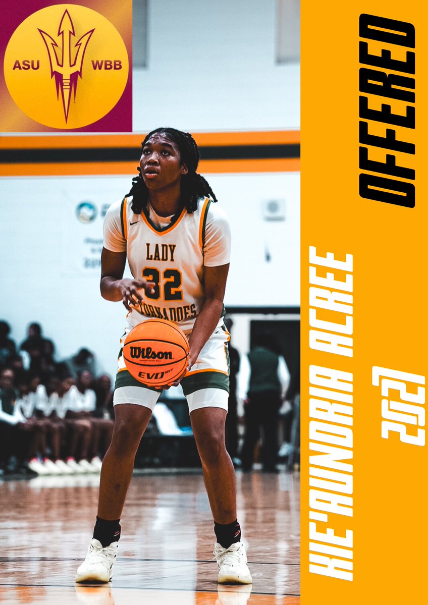 Kie'AundriaAcree2027 (@kieaundriaacre1) on Twitter photo Thankful and blessed to receive an offer from <a href="/SunDevilWBB/">Sun Devil WBB</a> and <a href="/CoachBarber24/">Daniel Barber</a> . Grateful for <a href="/MollyMiller33/">Coach Molly Miller</a> and her staff for believing in me and my abilities. I promise to keep working hard!!! <a href="/DesertNormm/">Stephanie Norman ♈️</a> <a href="/AbiOlajuwon/">Abi Olajuwon</a> Thankful and blessed to receive an offer from <a href="/SunDevilWBB/">Sun Devil WBB</a> and <a href="/CoachBarber24/">Daniel Barber</a> . Grateful for <a href="/MollyMiller33/">Coach Molly Miller</a> and her staff for believing in me and my abilities. I promise to keep working hard!!! <a href="/DesertNormm/">Stephanie Norman ♈️</a> <a href="/AbiOlajuwon/">Abi Olajuwon</a>