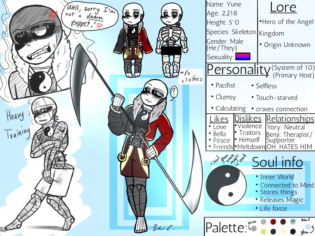 Yune revamped, his hopeful final redesign as I took inspo from his fit, ❤️❤️❤️❤️❤️❤️❤️