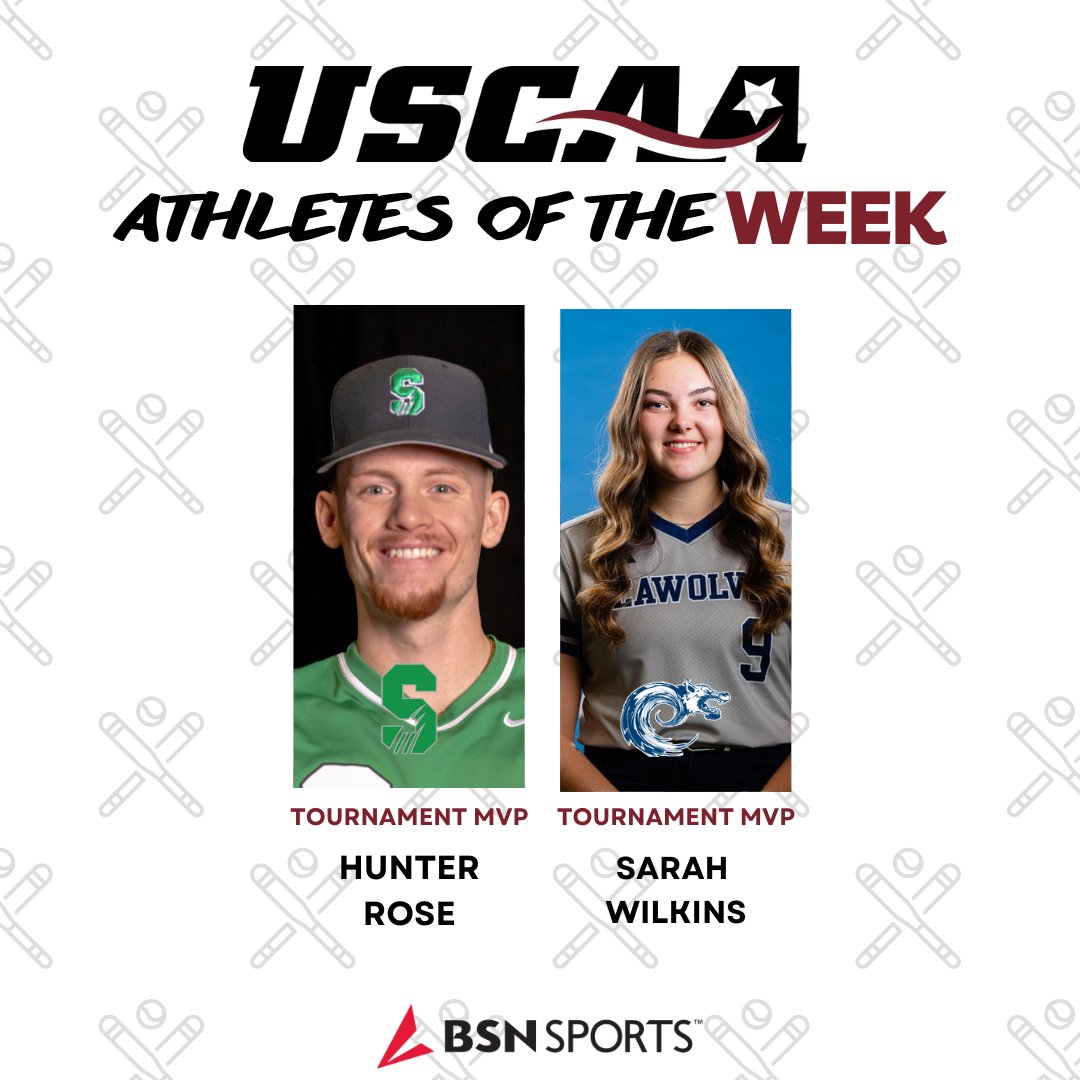 Our final Athletes of the Week for the 2024-2025 year! ⚾🏆🥎