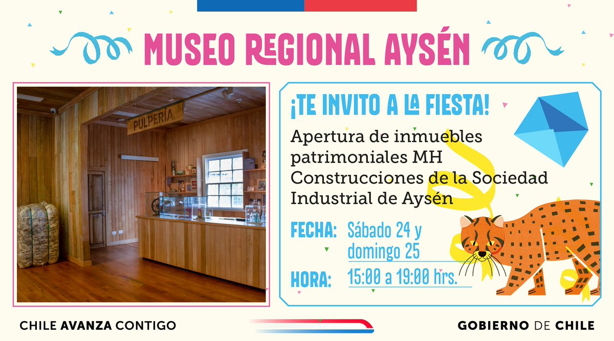 🎉Este fin de semana celebremos juntos el Día de los Patrimonios. 

Visita edificios patrimoniales restaurados con apoyo de Subdere y disfruta de actividades gratuitas y abiertas para toda la familia.

🥳 Revisa esta y muchas otras actividades en: diadelospatrimonios.cl