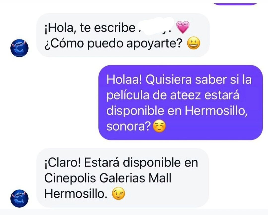 ManoriRuiz's tweet photo. @estefaanycastro @Cinemex @Cinepolis Ya esta confirmado pero aun no dicen nada de nuestra preventa también soy de hermosillo hace ratito fui al galerías y tampoco saben nada aun 😭 https://t.co/DtDPHpXX4v