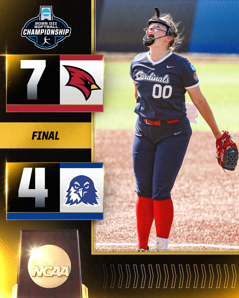 NCAA Division II (@ncaadii) on Twitter photo ๐๐๐๐๐๐๐๐๐ ๐๐๐๐ ๐๐ ๐๐๐๐๐๐โผ๏ธ
Macy Irelan complete game effort propels <a href="/svsuathletics/">svsuathletics</a> into the Winner's Bracket with a 7-4 victory over North Georgia
๐ฅ: on.ncaa.com/25D2SBsp
#D2SB | #MakeItYours ๐๐๐๐๐๐๐๐๐ ๐๐๐๐ ๐๐ ๐๐๐๐๐๐โผ๏ธ
Macy Irelan complete game effort propels <a href="/svsuathletics/">svsuathletics</a> into the Winner's Bracket with a 7-4 victory over North Georgia
๐ฅ: on.ncaa.com/25D2SBsp
#D2SB | #MakeItYours