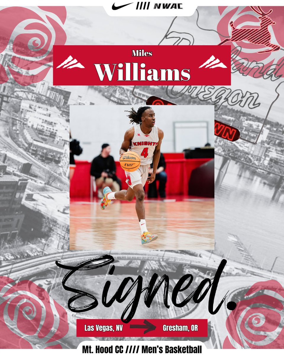 MTHoodmb (@mthoodmb) on Twitter photo Introducing the first member of our 2025-26 signing class, <a href="/4miles4/">Miles Williams</a> 🐾
Welcome to the family‼️ Introducing the first member of our 2025-26 signing class, <a href="/4miles4/">Miles Williams</a> 🐾
Welcome to the family‼️