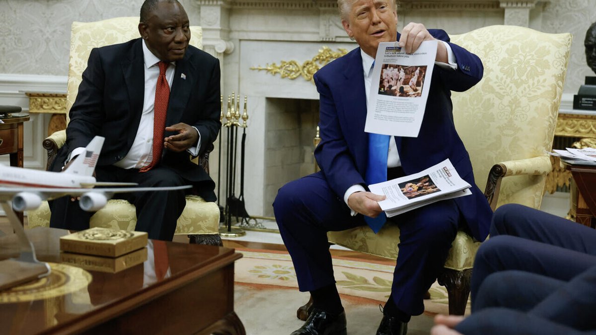 Trump showed Ramaphosa a photo from DRC as proof of ‘White genocide’ in South Africa
➡️ go.france24.com/zb8