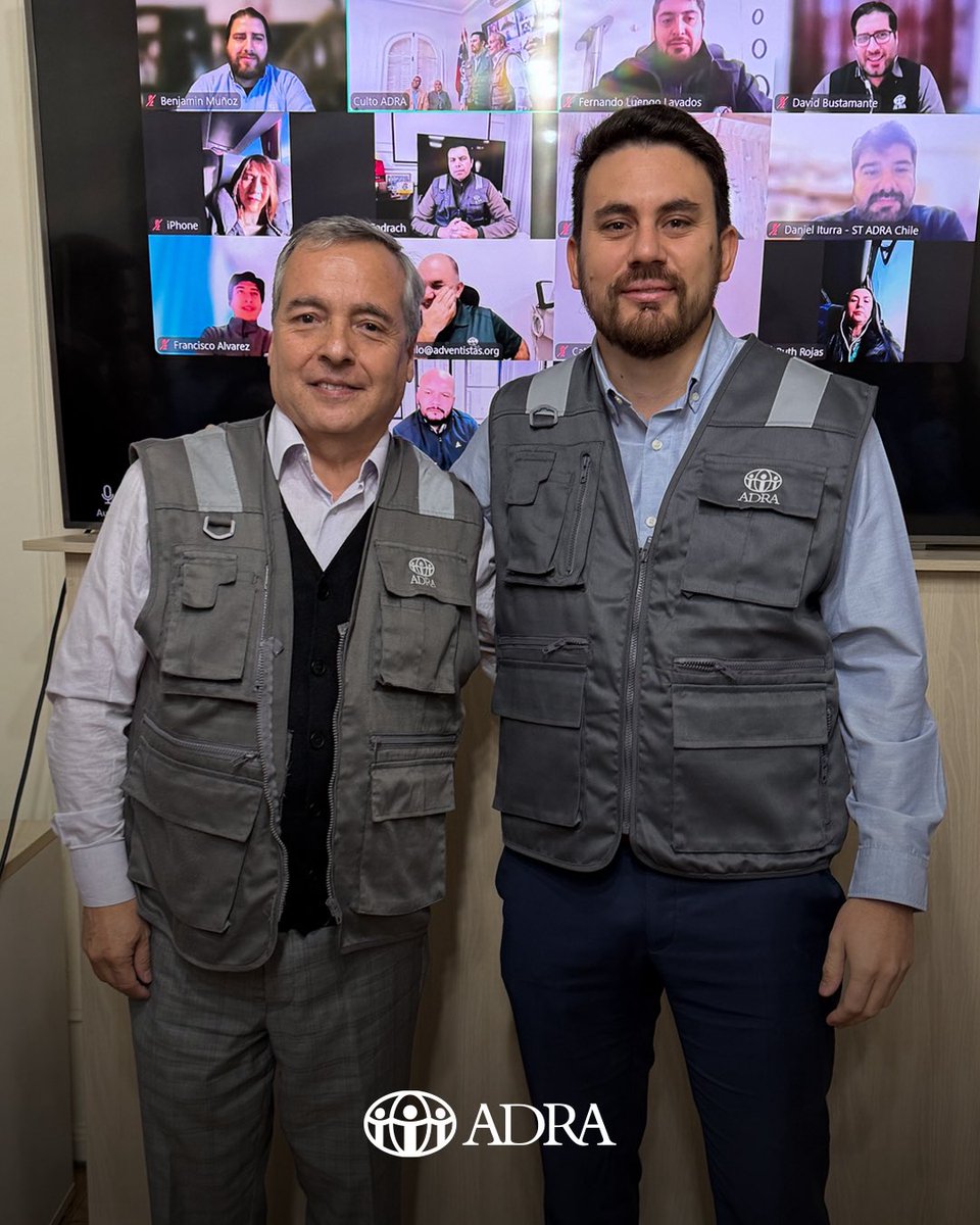ADRA CHILE (@adracl) on Twitter photo El día de hoy, el presidente del Directorio de ADRA, pr. Aldo Muñoz, junto al tesorero de la <a href="/iasdchile/">Iglesia Adventista del Séptimo Día en Chile</a> Claudio Pardo, presentaron oficialmente al nuevo director nacional de la Agencia Humanitaria, pr. Mauricio Comte, y al nuevo director financiero, Walter Ferloni. El día de hoy, el presidente del Directorio de ADRA, pr. Aldo Muñoz, junto al tesorero de la <a href="/iasdchile/">Iglesia Adventista del Séptimo Día en Chile</a> Claudio Pardo, presentaron oficialmente al nuevo director nacional de la Agencia Humanitaria, pr. Mauricio Comte, y al nuevo director financiero, Walter Ferloni.