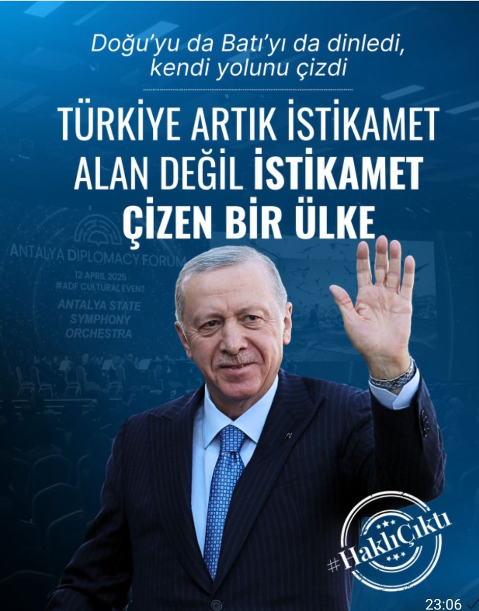 SadkAHN3's tweet photo. Dünya lideri Recep Tayyip ERDOĞAN ne söylediyse sözün özünü söyledi.

#Haklıçıktı

@Akparti
@AkpartiAnkara 
@AK_PartiMamak https://t.co/DkT52uukE9
