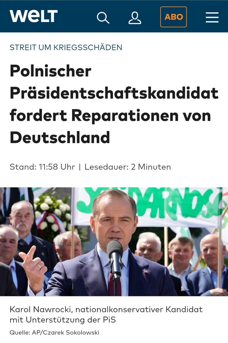 Kein Problem, das macht Deutschland sicher gerne! Wir finanzieren das einfach noch mit ein paar Mrd Euro "Sondervermögen", noch ein paar mehr Steuern und schon läuft's auch für Polen 👍