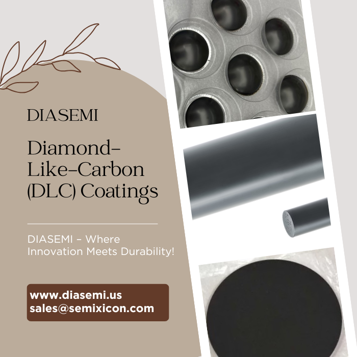 DiamondSemi's tweet photo. Diasemi’s Diamond-Like Carbon (DLC) Coating https://t.co/uA2KnsvD67
sales@semixicon.com
#DLCCoating #DiamondLikeCarbon #PVDCoating #SputterDeposition #Tribology #SurfaceEngineering #WearResistance #LowFrictionCoating #AutomotiveCoatings #PVDsputteringdeposition #memsdevices https://t.co/HjLZpG3Yop