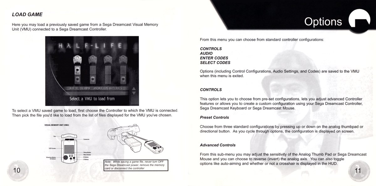 Sega Dreamcast Info (@combylaurent1) on Twitter photo To celebrate the site's 5th anniversary, as the build dates back to May 23, 2001, it's the best day to show you an official copy of Half-Life Dreamcast, with scans of the manual to dress it up in your home. The 2003 leak comes from one of these discs!👇
…dreamcast-info-games-preservation.com/en/half-life-d… To celebrate the site's 5th anniversary, as the build dates back to May 23, 2001, it's the best day to show you an official copy of Half-Life Dreamcast, with scans of the manual to dress it up in your home. The 2003 leak comes from one of these discs!👇
…dreamcast-info-games-preservation.com/en/half-life-d…