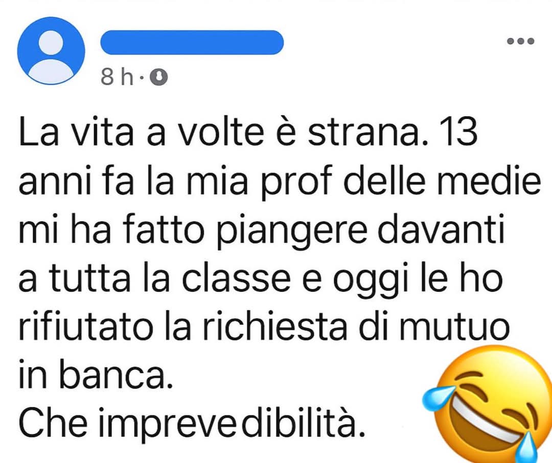 chi dice che il karma non esiste, beh, sbaglia