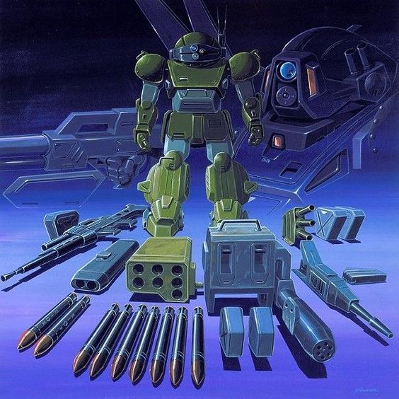 ( ﾟ∀ﾟ)ﾉ おはよー☕️

Illustration: Kunio Okawara
Armored Trooper Votoms: The Last Red Shoulder（OVA-1985）