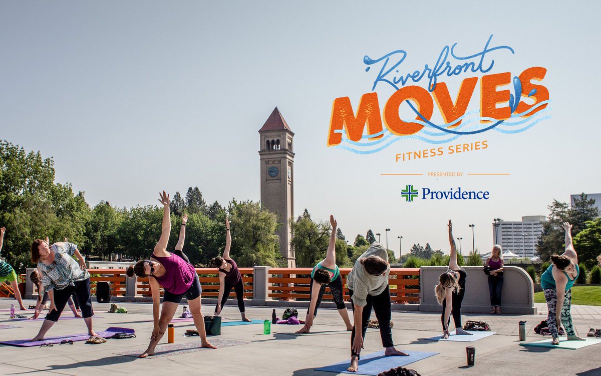 Riverfront Spokane (@riverfrontspo) on Twitter photo Get ready to move, Spokane! 🧘The Riverfront Moves Fitness Series presented by <a href="/providence/">Providence</a> is back for the summer, starting Tuesday, June 3! Join us for free outdoor workouts all season long, from pilates to yoga, jazzercise to barre, and everything in between. Bring your mat, Get ready to move, Spokane! 🧘The Riverfront Moves Fitness Series presented by <a href="/providence/">Providence</a> is back for the summer, starting Tuesday, June 3! Join us for free outdoor workouts all season long, from pilates to yoga, jazzercise to barre, and everything in between. Bring your mat,